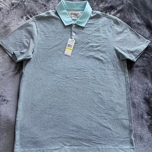 NWT Men’s Penguin blue striped polo, Size M